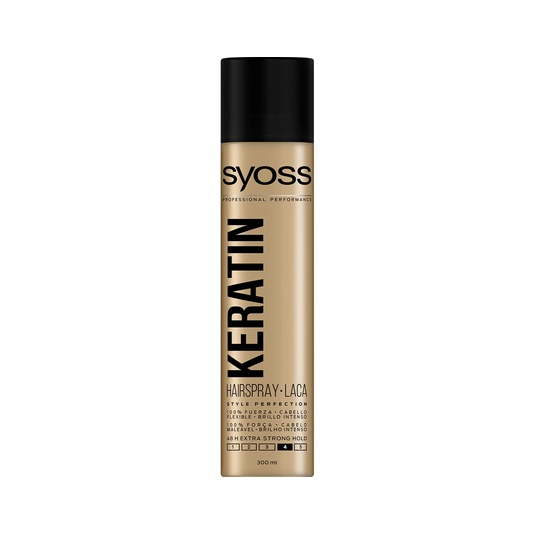  Laca fijación Brillo Intenso Keratin spray 300 ml