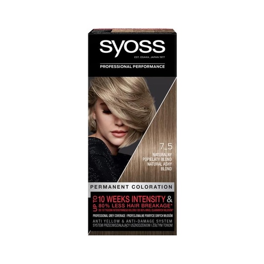 Tinte para el cabello 7_5 rubio ceniza