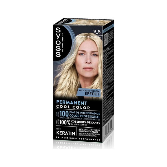Tinte de pelo matizador Color 9-5 Rubio Muy Claro Ceniza