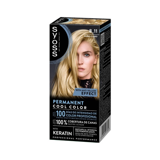 Tinte rubio claro 8.11