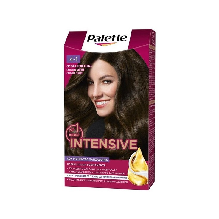 Tinte INTENSE COLOR 4.1 CASTAÑO MEDIO CENIZA