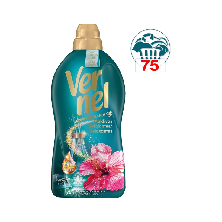 Suavizante concentrado Maldivas Relajantes 75 lavados