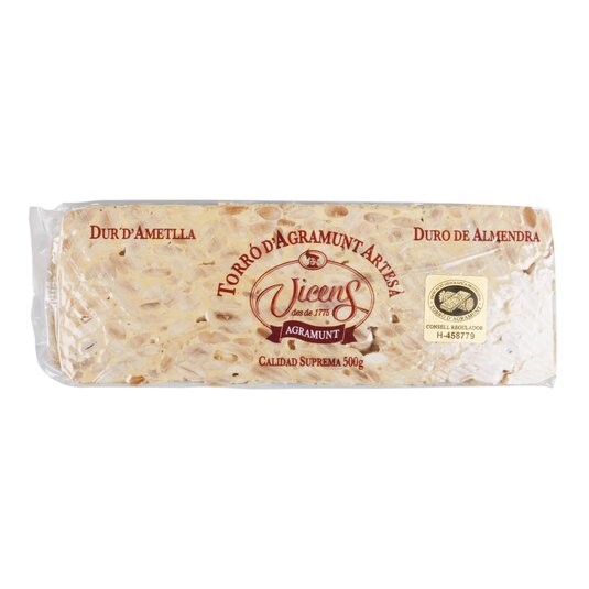 Turrón Duro Artesanal 500g