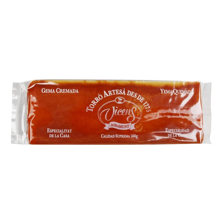 Turrón de Yema Quemada 500g