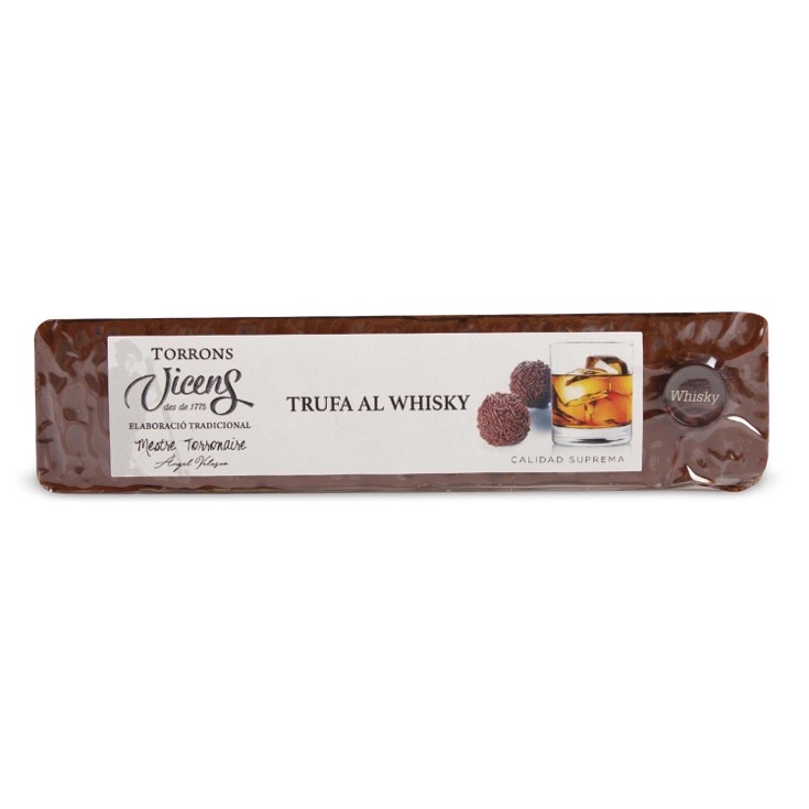 Turrón trufa al whisky Vicens - 300g