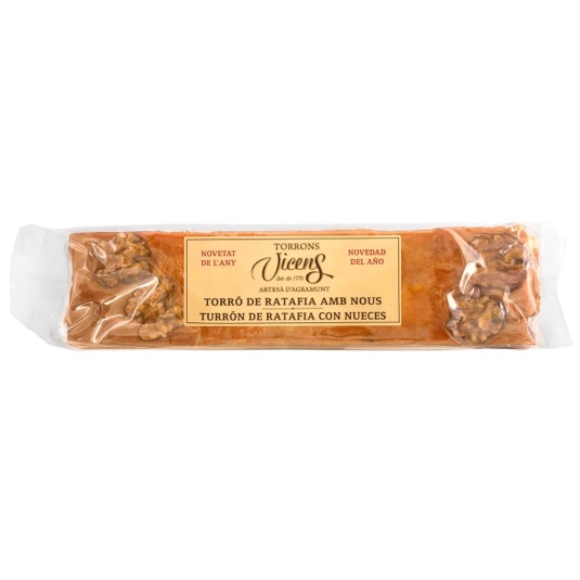 Turrón de ratafia con nueces Vicens - 300g