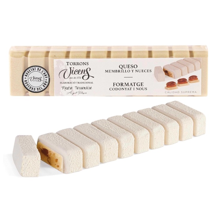 Turrón de Queso, Membrillo y Nueces 300g