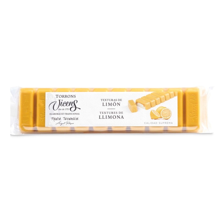 Turrón texturas de limón Vicens - 300g