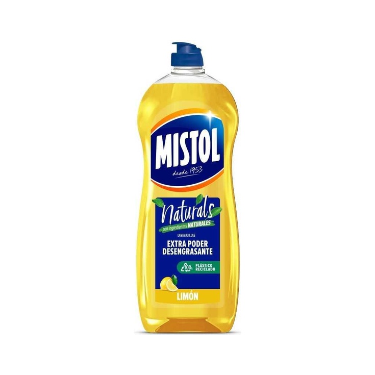 MISTOL VAJILLAS NATURALS LIMÓN 650ml