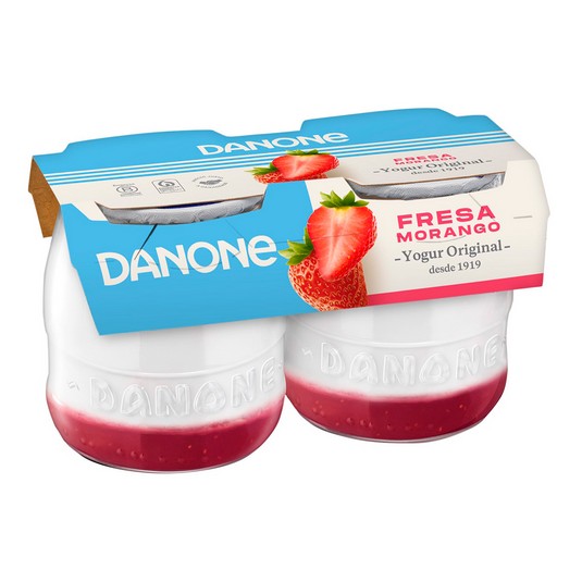 Yogur Original con Fresas 2x135g