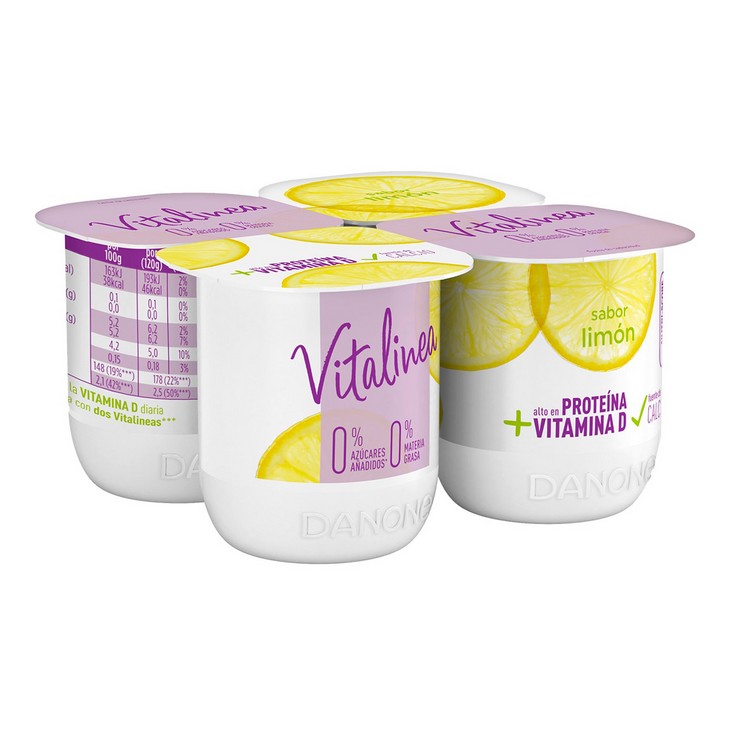 Yogur Sabor Limón 4x120g