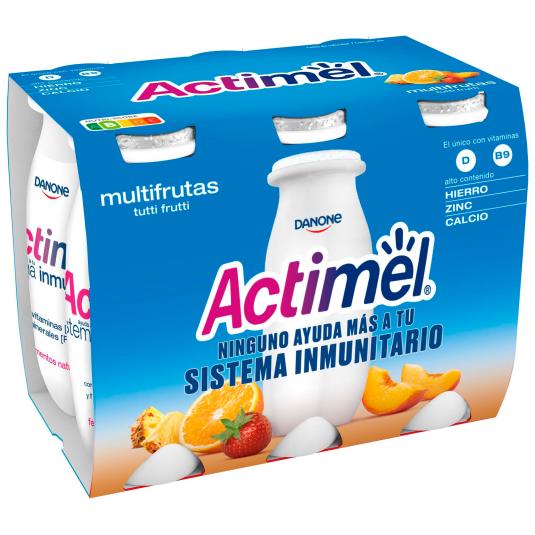 Yogur líquido multifrutas 6x100g