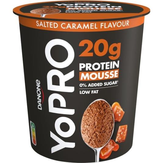 Mousse con proteínas con caramelo y café Yopro - 150g