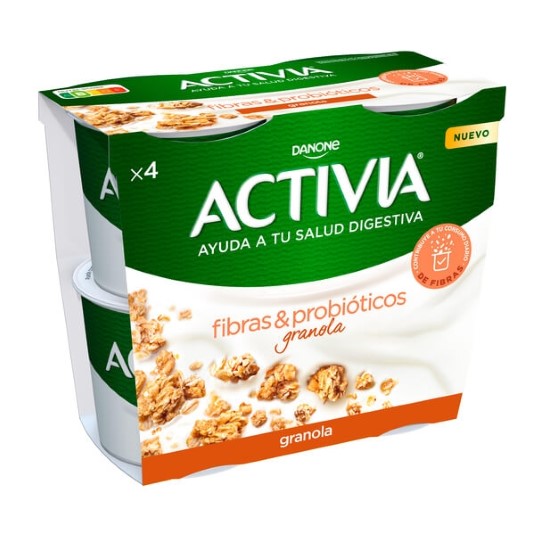 Fibras&probióticos cereales con granola Activia - 4x115g