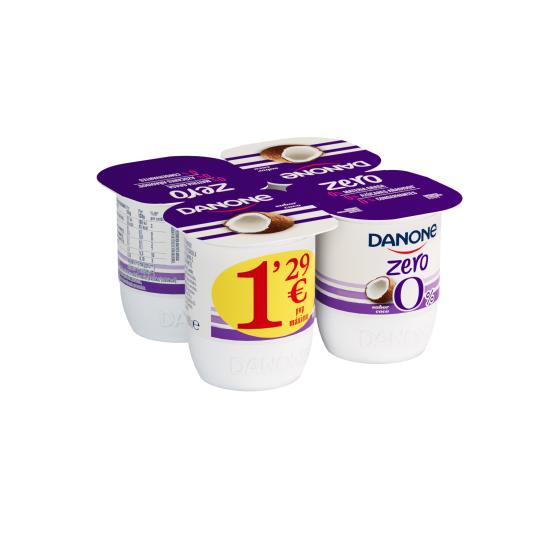 Yogur zero coco Danone - 4x120g