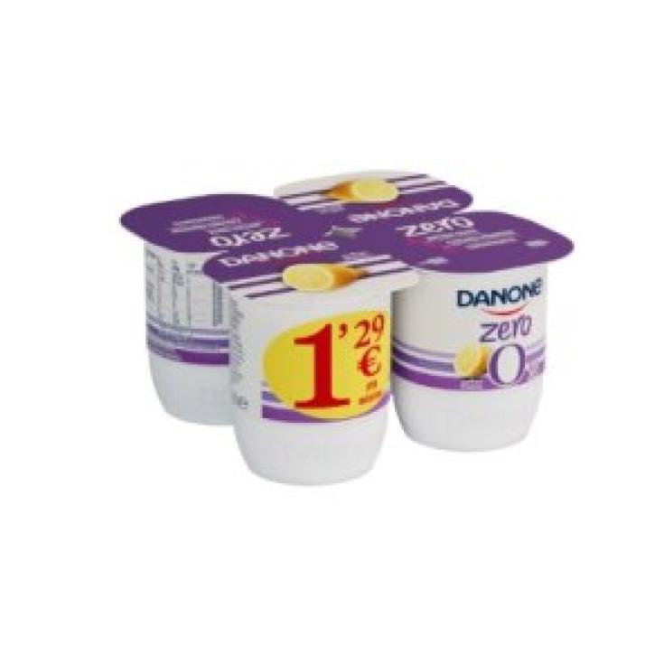 Yogur zero limón Danone - 4x120g