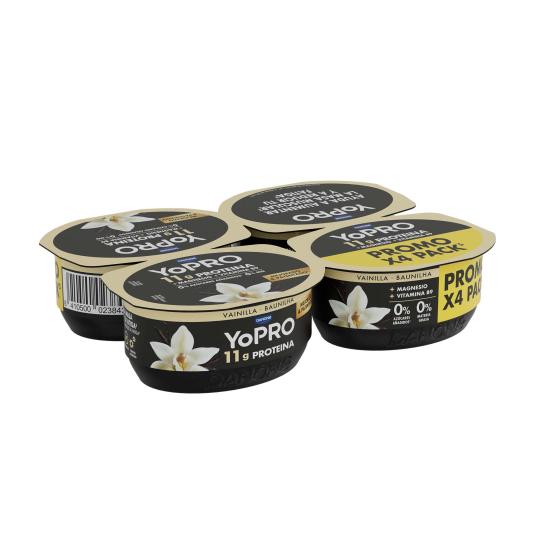 Yogur vainilla Yopro 4x120g