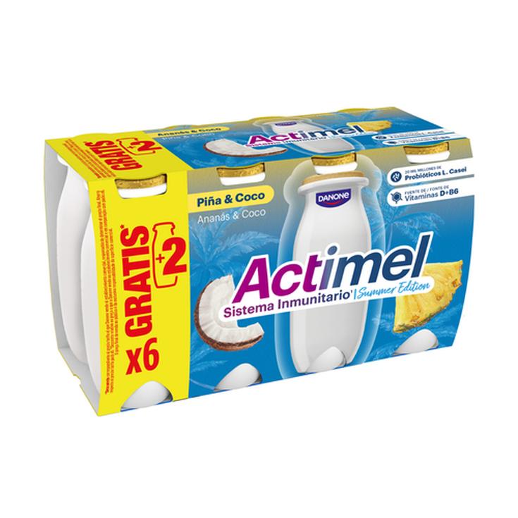 Actimel sabor coco y piña Actimel sabor coco y piña