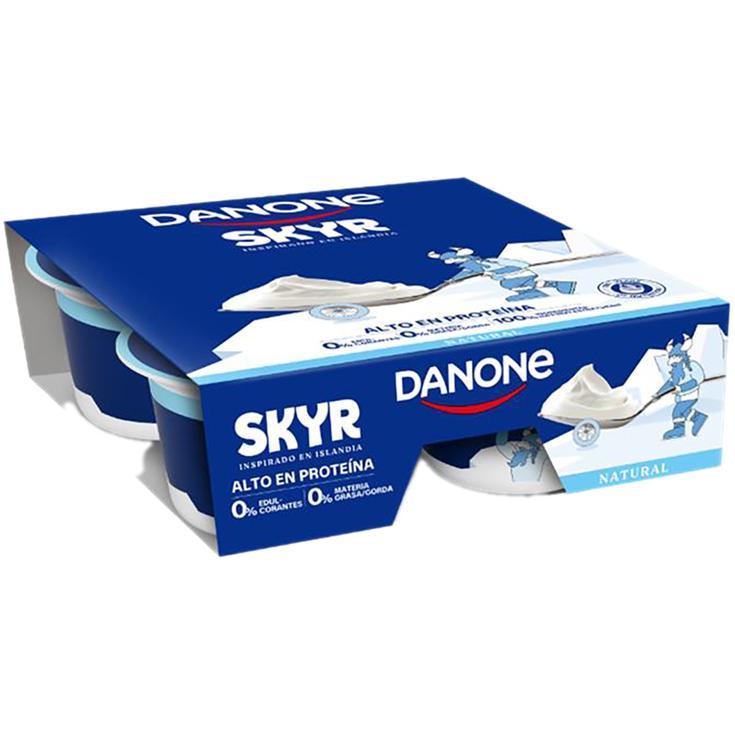 Yogur alto en proteínas natural