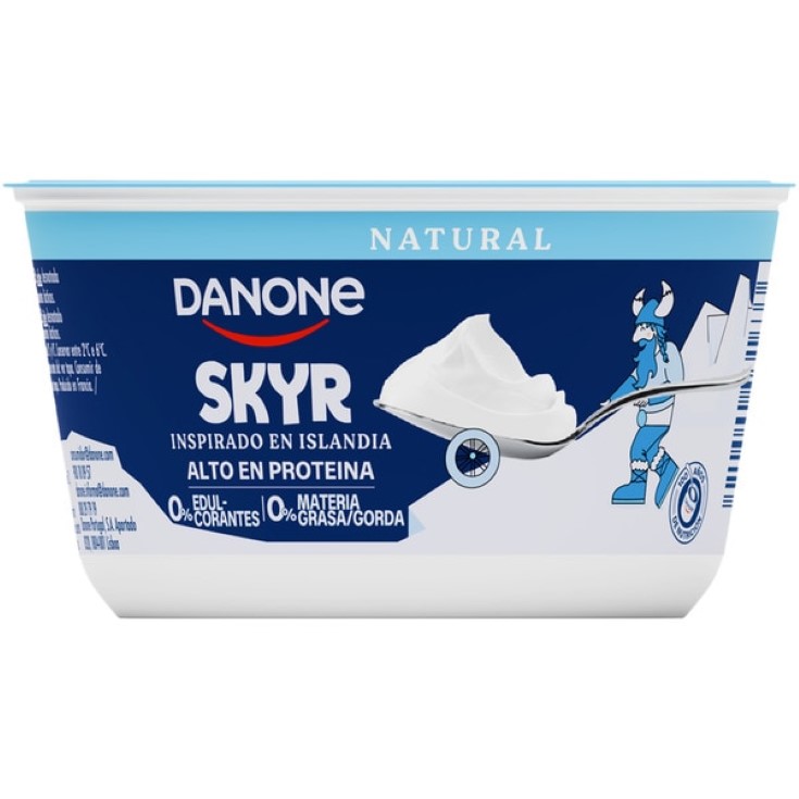 Yogur natural Skyr alto en proteina 0%