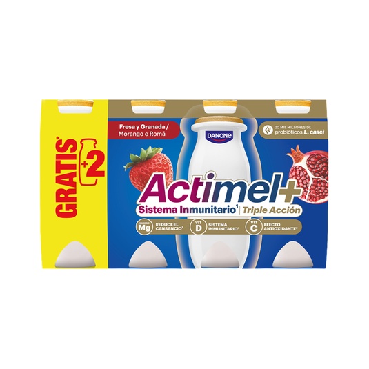 Actimel fresa y granada
