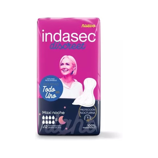 Compresa Maxi noche - 12 uds