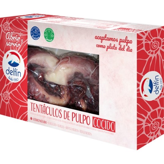 Tentáculos de pulpo cocido - 300g