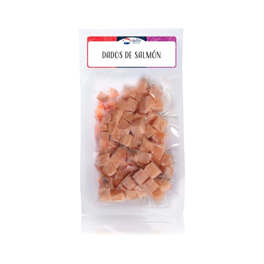 Dados de salmón Delfín - 200g
