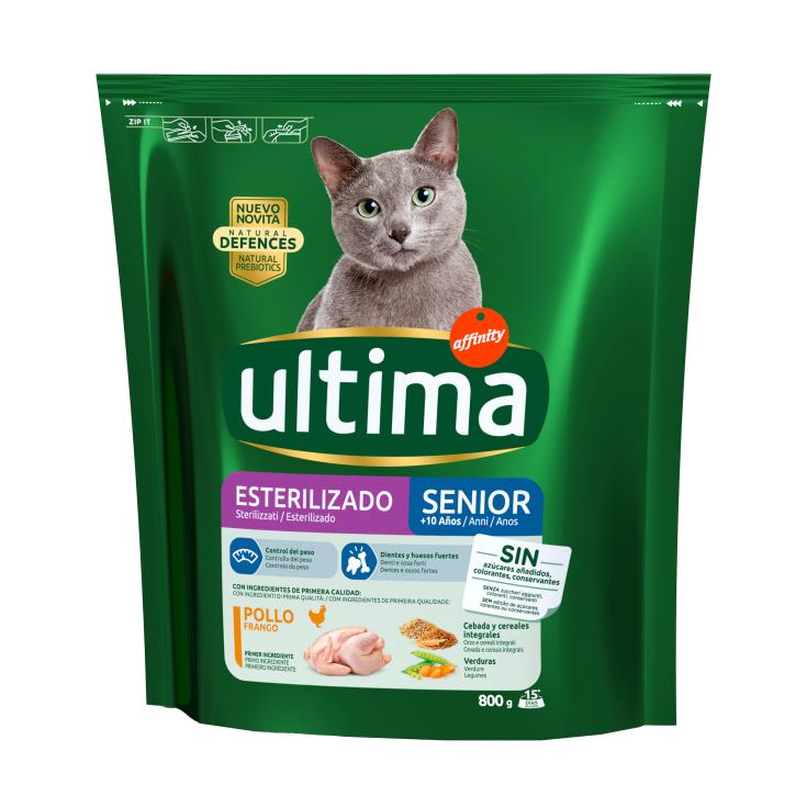 Pienso para Gatos Adultos Pollo - Ultima - 800g