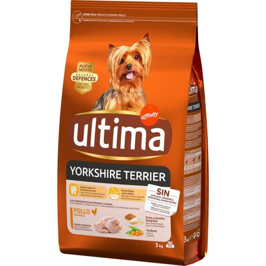 Pienso perros adultos Yorkshire Terrier - Ultima - 3kg