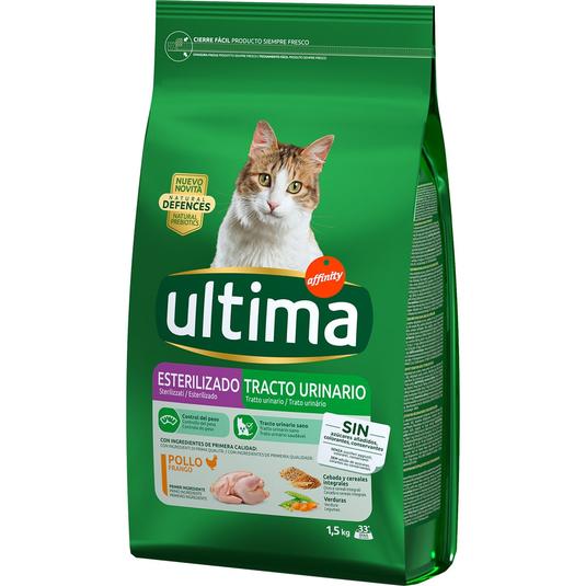 Pienso para gatos adultos esterilizados con salmón 
