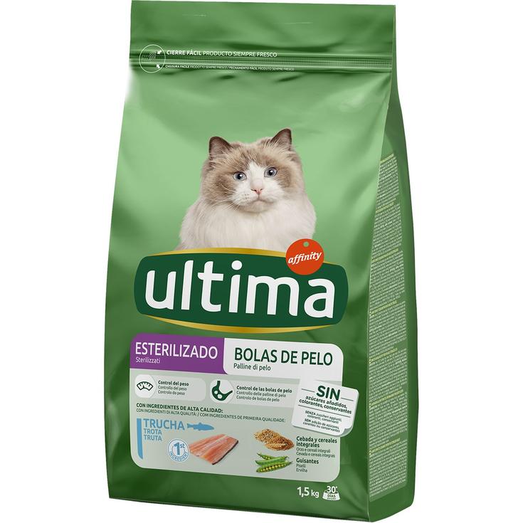 Bolas de Pelo pienso para gatos adultos esterilizados