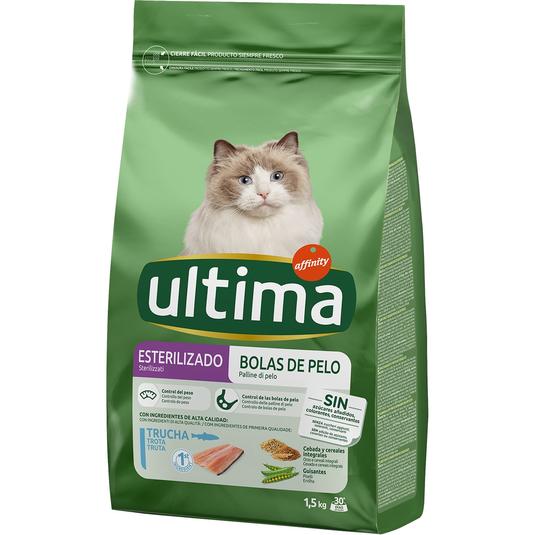 Bolas de Pelo pienso para gatos adultos esterilizados
