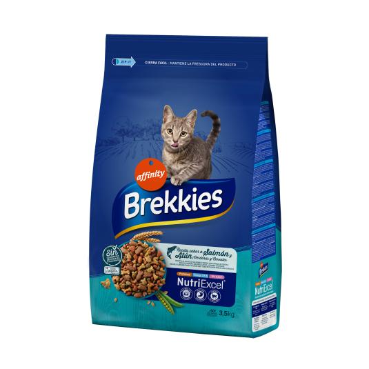 Pienso para Gato Adulto de Salmón y Atún - Brekkies - 3,5kg
