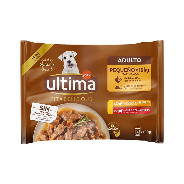 Comida húmeda para perros adultos pequeños Ultima Fit Comida húmeda para perros adultos pequeños Ultima Fit