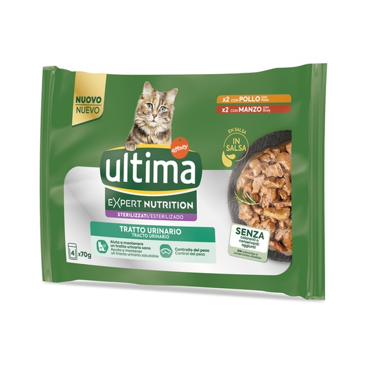 Alimento para gatos esterilizados tracto urinario
