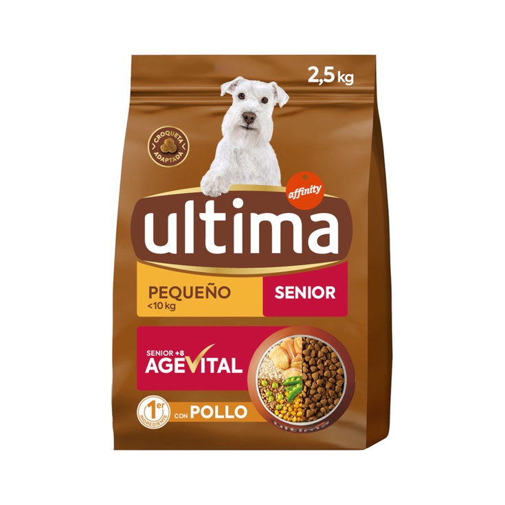 Pienso para perros senior minis con pollo