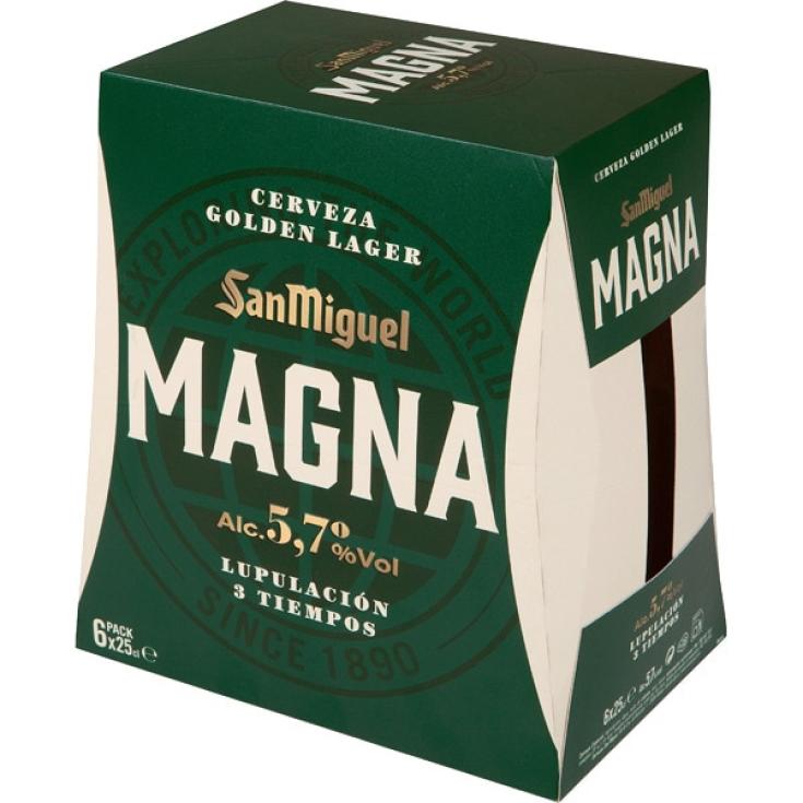 Cerveza Magna San Miguel - 6x25cl