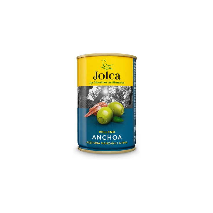 Aceitunas manzanilla rellenas de anchoa