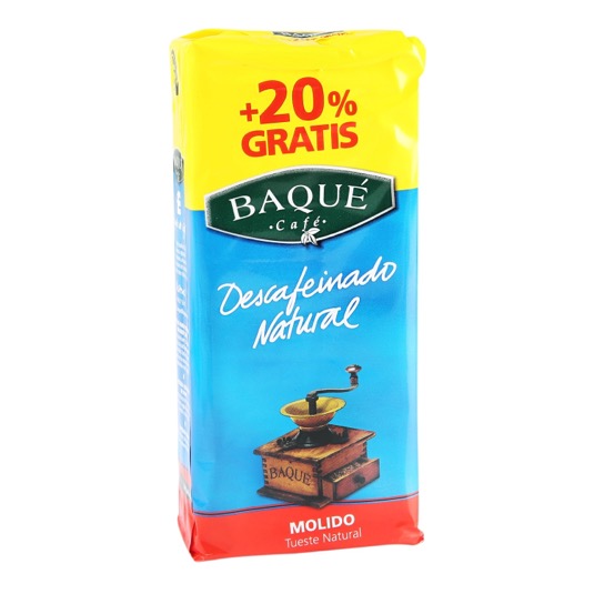 Café Molido descafeinado Baqué - 250g