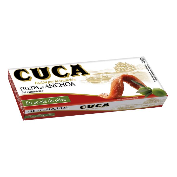 Filetes de anchoa aceite oliva - Cuca - 48g