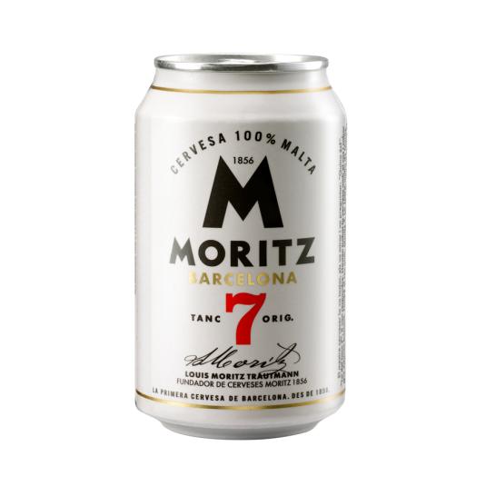 Cerveza rubia 100% malta 7 - Moritz - 33cl