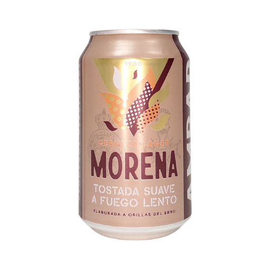 Cerveza tostada morena.Ambar.Bote 33 CL 