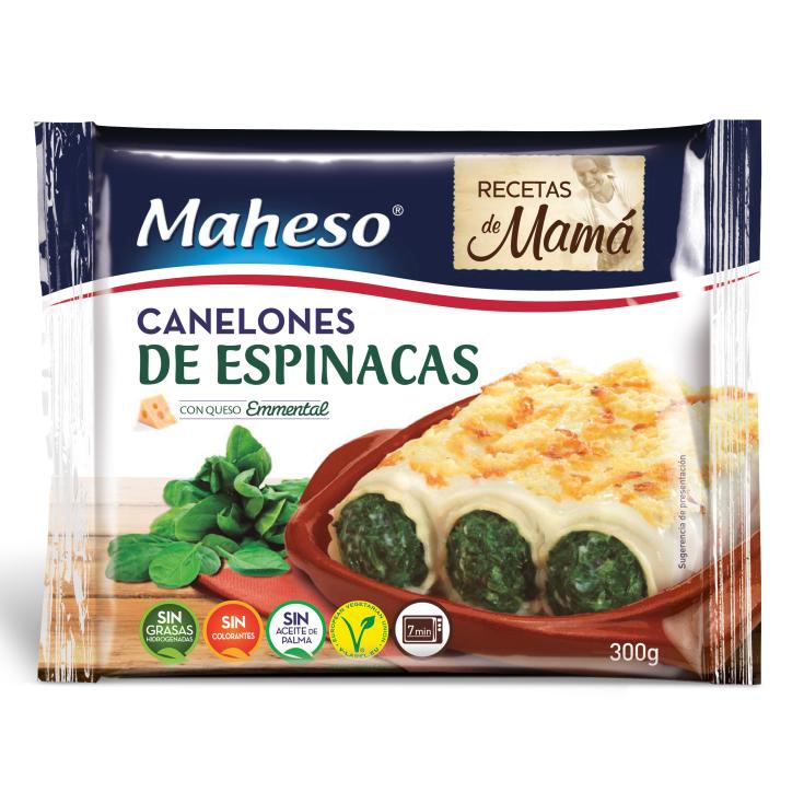 Canelones de espinacas de mamá Maheso - 300g