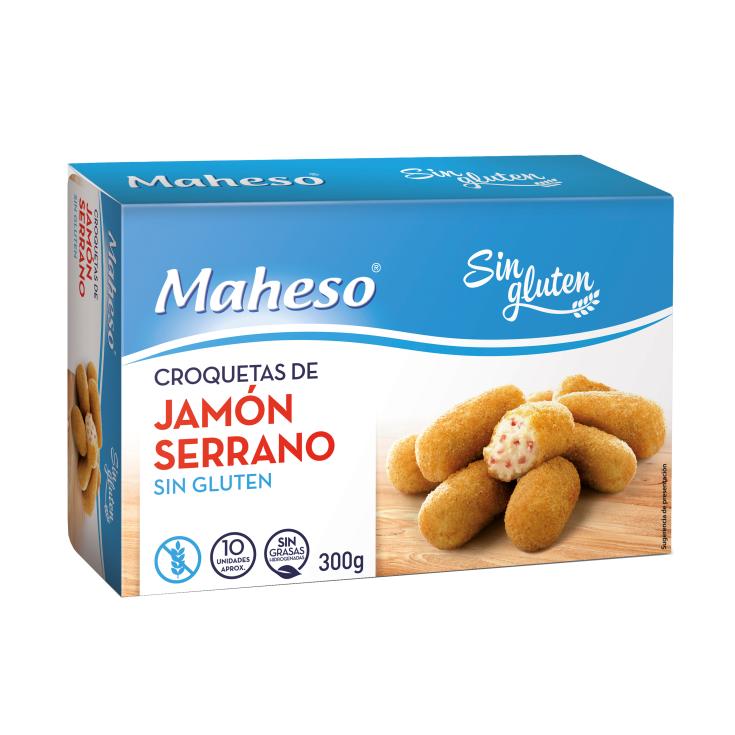 Croquetas de jamón sin gluten - Maheso - 300g