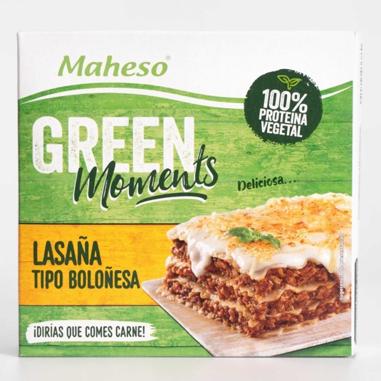 Lasaña100% proteina vegetal Boloñesa Maheso - 280g