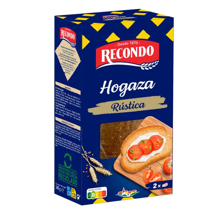 Pan tostado Hogaza Rústico 240g