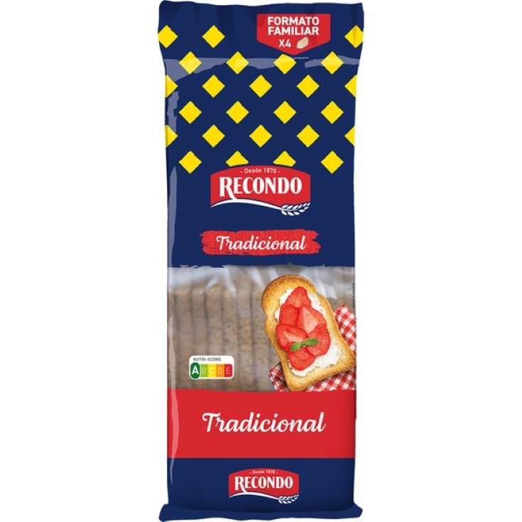 Pan tostado tradicional Recondo - 60 uds