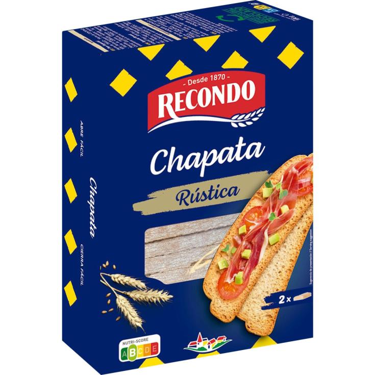 Pan de chapata rústica - Recondo - 180g