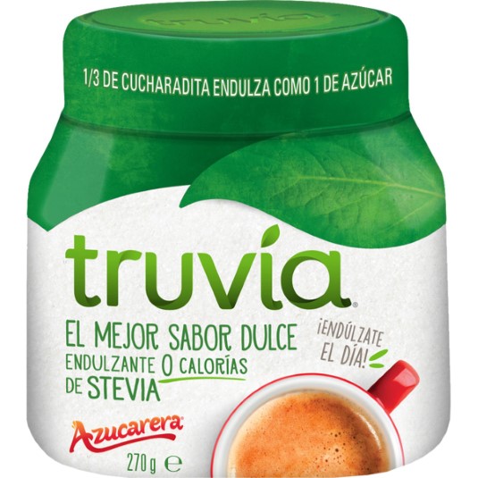 Endulzante 0 calorías de la hoja de Stevia - 270g